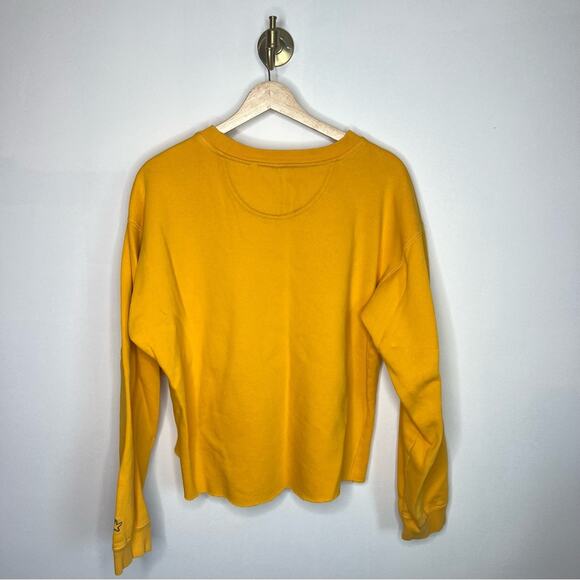 University of Michigan Gold Crewneck Cropped - Picture 2 of 6